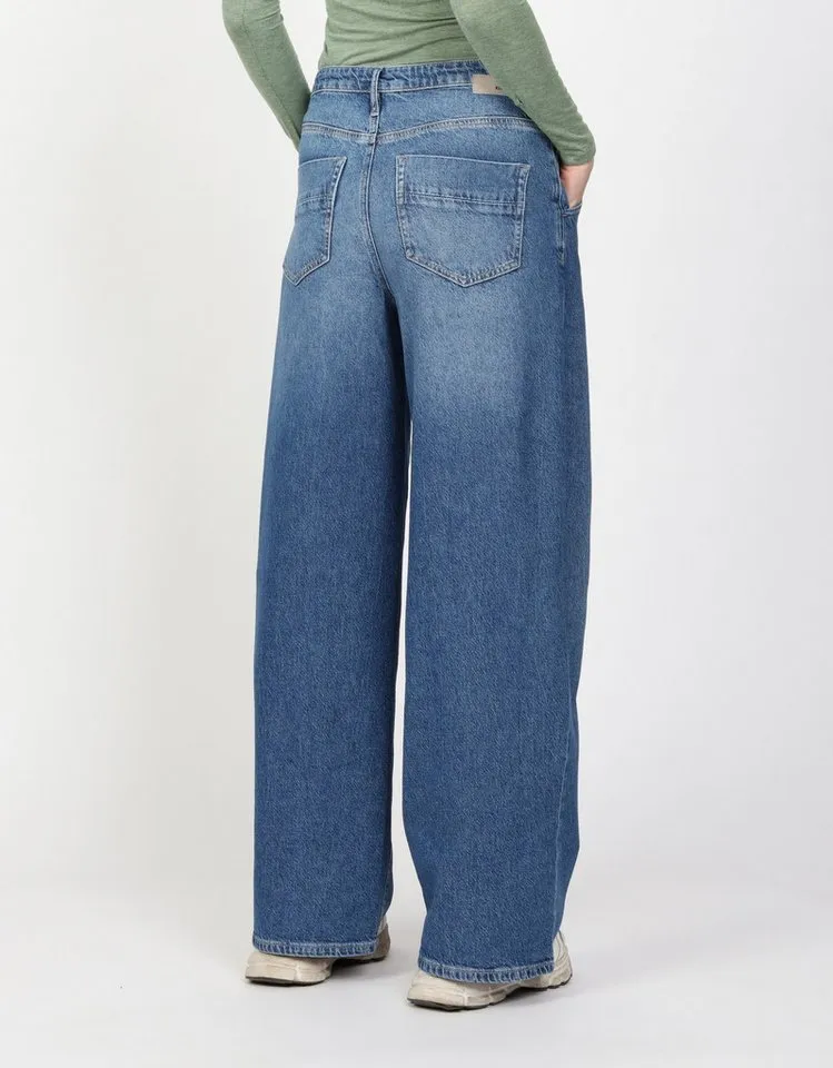GANG Weite Jeans - 94SILVIA WIDE - Balloon Fit Jeans - Modische Damenjeans, Blau, – Produktbild 4 von 5