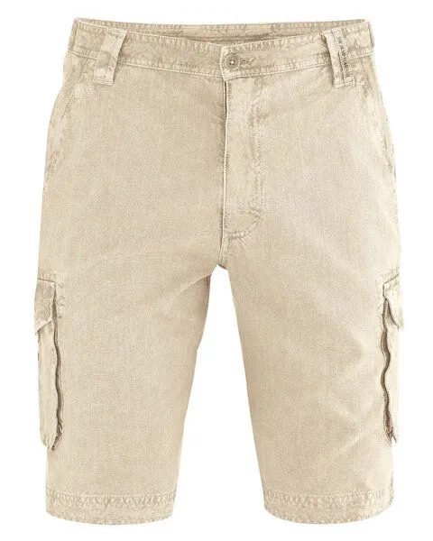 HempAge HempAge Cargoshorts Herren Hanf/Biobaumwolle, Gobi(beige), – Produktbild 2 von 4