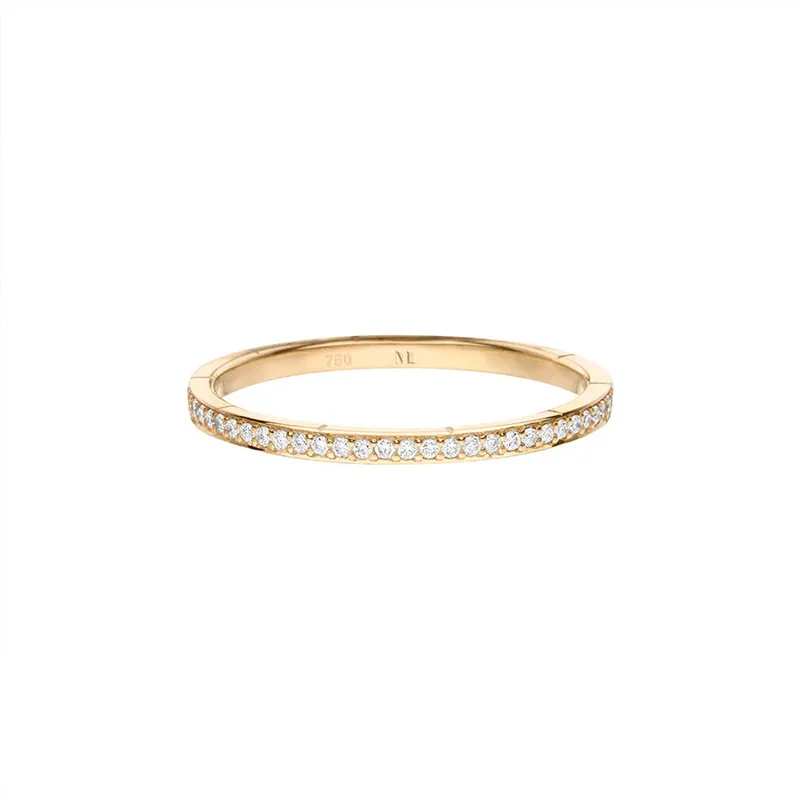 Maren Jewellery Wilderness Ewigkeitsring - 64 / 18K Gelbgold & Labordiamanten – Produktbild 1 von 1