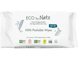 ECO by Naty ECO by Naty Feuchttücher herabspülbar, 56 Stk. – Produktbild 1 von 1