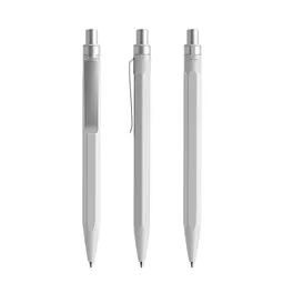 prodir prodir QS50 PMS Push Kugelschreiber, Concrete Grey-Silver satin finish, Silber / hellgrau, – Produktbild 1 von 1