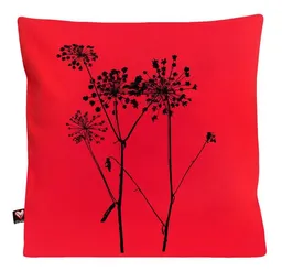 Hirschkind Hirschkind Bio-Kissenbezug 'Schierling' rot 40x40cm – Produktbild 1 von 1