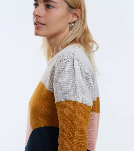 Gary Mash GARY MASH Pullover Lamona aus feinem Jacquardstrick, Fields (mehrfarbig), – Produktbild 3 von 4