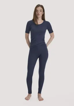 hessnatur hessnatur Leggings Regular Cut PURE FUNCTION aus Bio-Merinowolle mit Seide – Produktbild 1 von 1