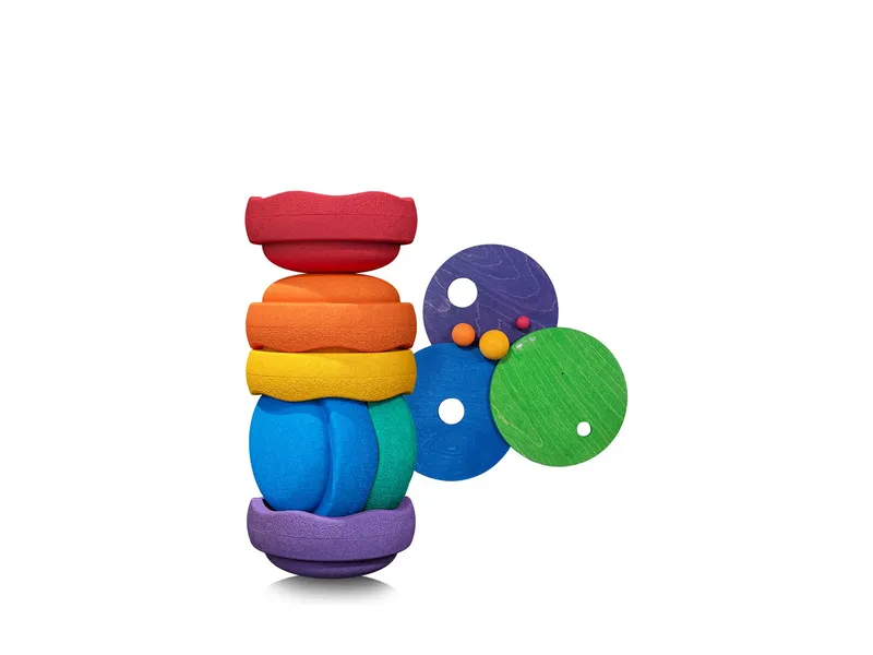Stapelstein® Grimm‘s x Stapelstein® Set classic 12-tlg. – Produktbild 2 von 3