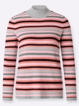 Witt Streifenpullover rosenholz-burgund-geringelt – Produktbild 1 von 1