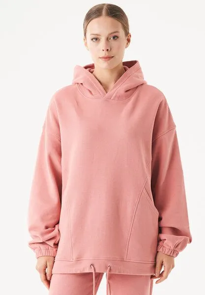 ORGANICATION ORGANICATION ESSENTIALS-HANDE- Soft Touch Oversize Hoodie aus Bio-Baumwolle, Blush, – Produktbild 1 von 4