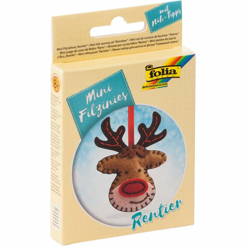 folia folia Mini-Filzinies Filznähset Rentier – Produktbild 1 von 1