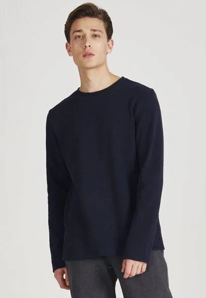Givn Berlin Givn Berlin Herren Sweater aus recycelter Baumwolle "Ian", Midnight blue, – Produktbild 1 von 4