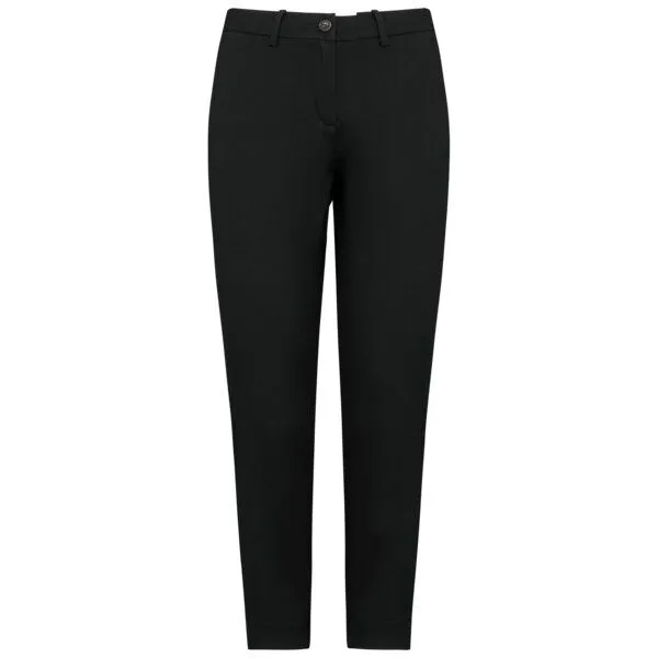 Greenspired Greenspired Umweltfreundliche 7/8-Damen Chinohose 235 g/m², Schwarz, – Produktbild 1 von 2