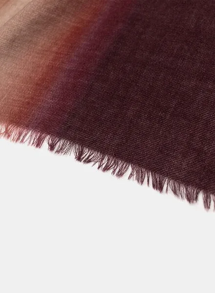 Djian Djian ILVIE –Schal aus Merino-Wolle, mulesing-frei, Weinrot, – Produktbild 3 von 3
