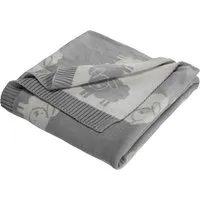 HANS NATUR Babydecke Baumwolle, Schäfchen grey Maße 80 x 100 cm – Produktbild 1 von 1