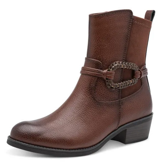 Marco Tozzi Marco Tozzi 2-25368-47 Damen Stiefeletten, Braun, – Produktbild 1 von 6
