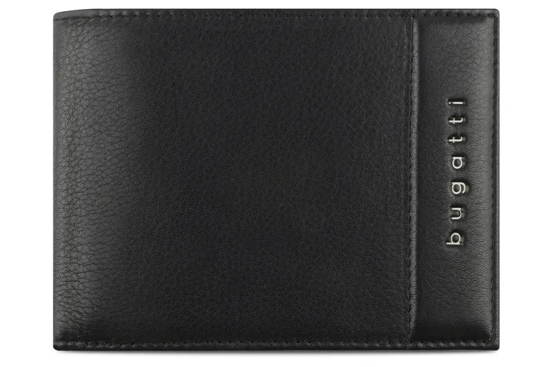 Bugatti Scheintasche im Hochformat in schwarz, Schwarz, – Produktbild 1 von 1