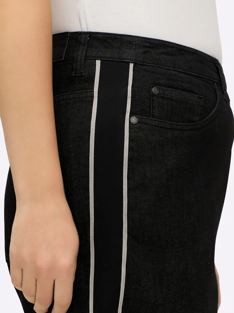 sheego Jeans black denim, Black denim, – Produktbild 2 von 2