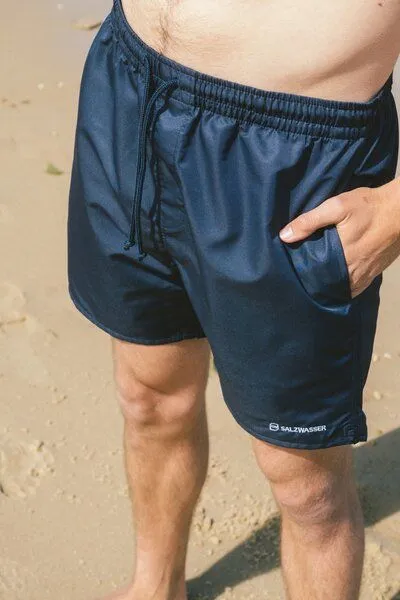 SALZWASSER MALO – Swimshorts Badehose (Herren/Unisex) von SALZWASSER, Blau, – Produktbild 1 von 4