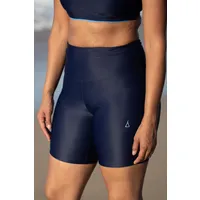 Inaska Inaska Damen vegan Shorts High Waist Radler Chill Dunkelblau – Produktbild 1 von 1