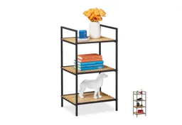 RELAXDAYS RELAXDAYS Standregal aus Bambus & Metall, 1-tlg., 3 – Produktbild 1 von 1