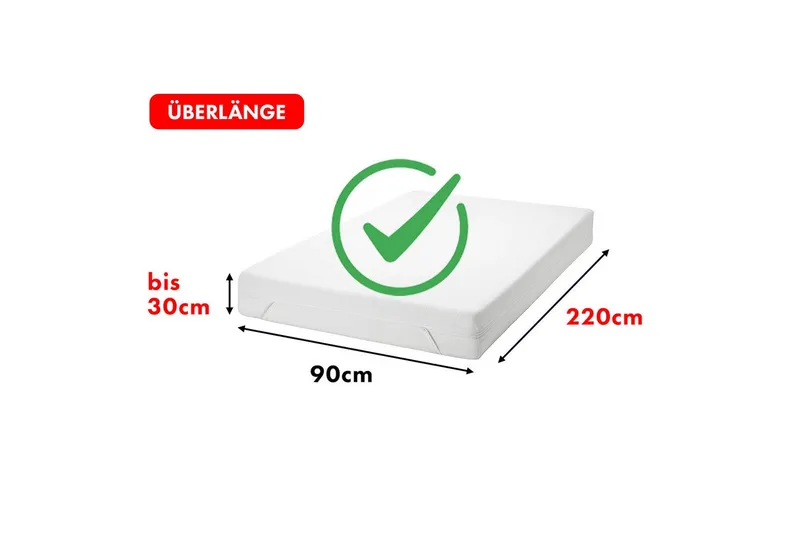Jacobson Spannbettlaken BIO, Jersey Spannbetttuch, Bettlaken 160 g/m², 100% BIO-Baumwolle, Gummizug: rundum, Beige, – Produktbild 8 von 8