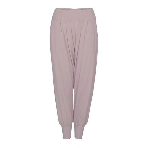 Jaya Jaya MEGAN - Hose im Sarouel-Stil, Taschen, tiefer Schnitt, weich fließender Stoff aus Tencel/Biobaumwolle, Taupe, – Produktbild 3 von 3