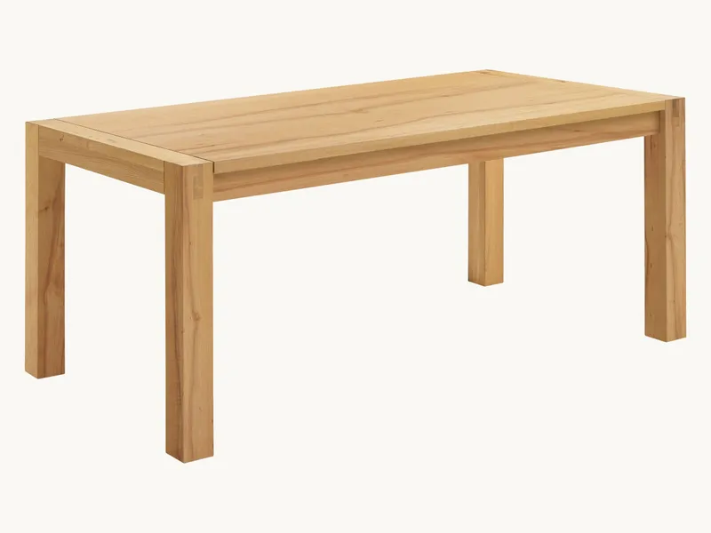 allnatura Tisch Imago ohne Auszug 90x140 cm, Nussbaum, – Produktbild 1 von 2