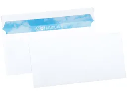 100 Briefumschläge "Nautilus Super White" DIN lang, mit Haftklebung, ohne Fenster, 80 g/m² – Produktbild 1 von 1