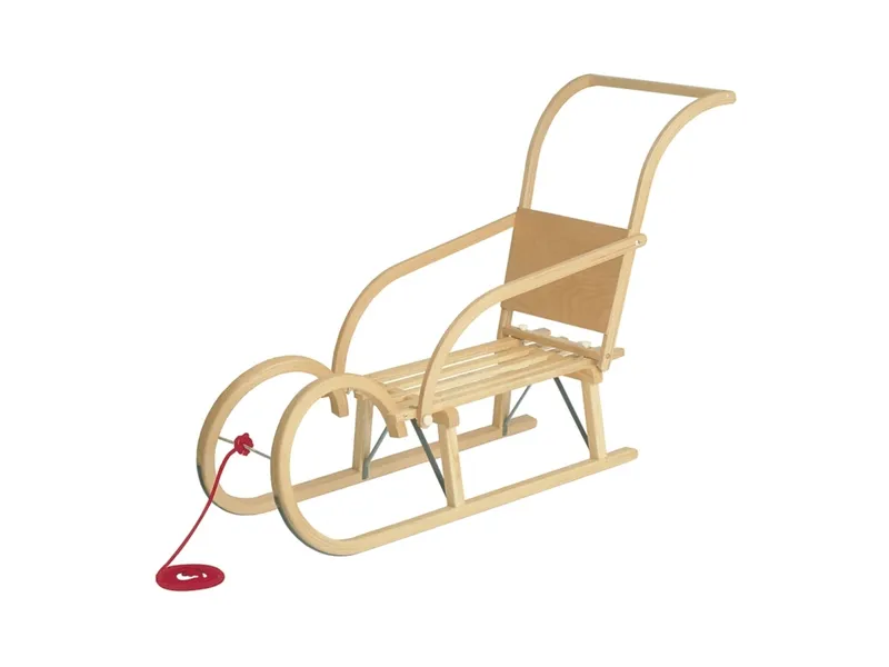 Gloco Gloco Zugseil für Rodel oder Schlitten rot Länge ca. 118 cm – Produktbild 2 von 2