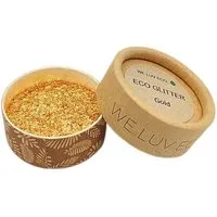WE LUV ECO WE LUV ECO ECO GLITTER | nachhaltig | plastikfrei | vegan | ökologischer Glitzer, Gold, – Produktbild 1 von 1