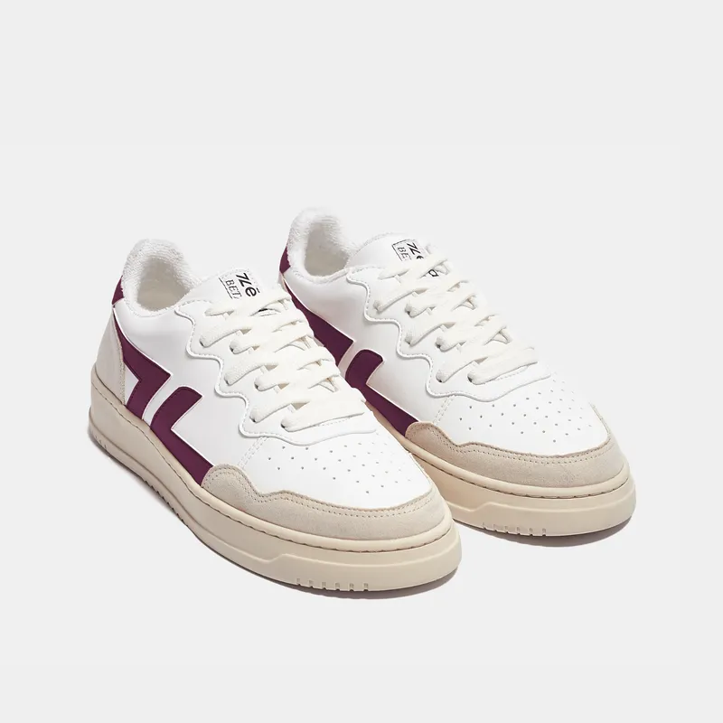 Zèta Zèta Herren vegan Sneaker Bêta B1 Violett, Dunkelviolett, – Produktbild 2 von 2