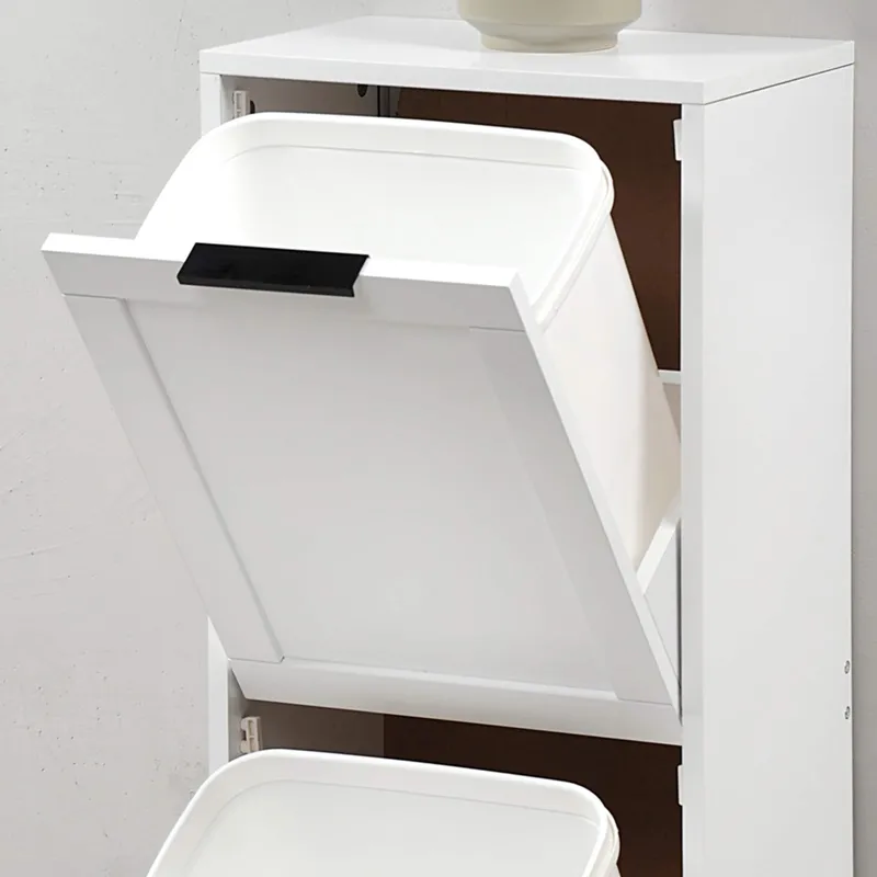 Kesper Küchenwagen mit Mülltrennsystem, Weiss, – Produktbild 3 von 4