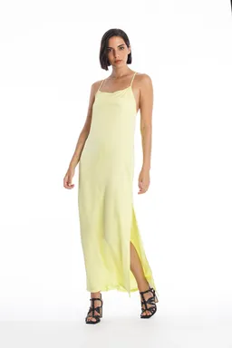RAVENS VIEW IBIZA RAVENS VIEW IBIZA Damen vegan Kleid Sophia Limonengelb – Produktbild 1 von 1
