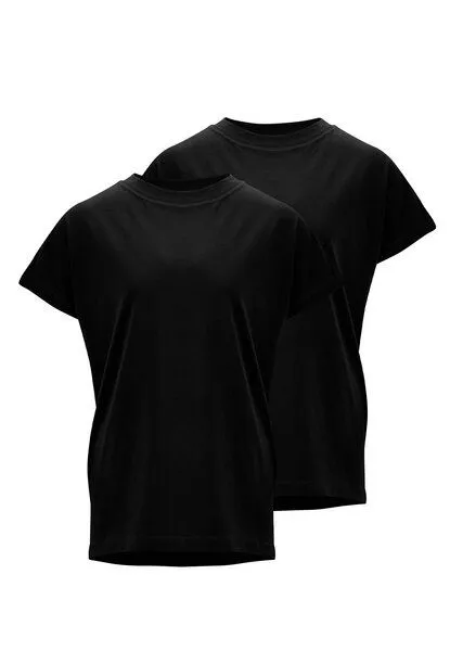 MELA MADHU Damen T-Shirt Bundle | von MELA | Fairtrade & GOTS zertifiziert, Schwarz / schwarz, – Produktbild 1 von 4