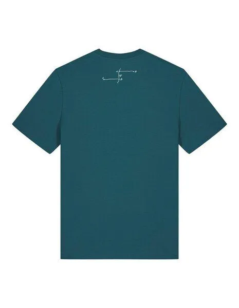 UNIPOLAR UNIPOLAR Maschinenbau T-Shirt | Dampfmaschine, Stargazer (blau), – Produktbild 4 von 4