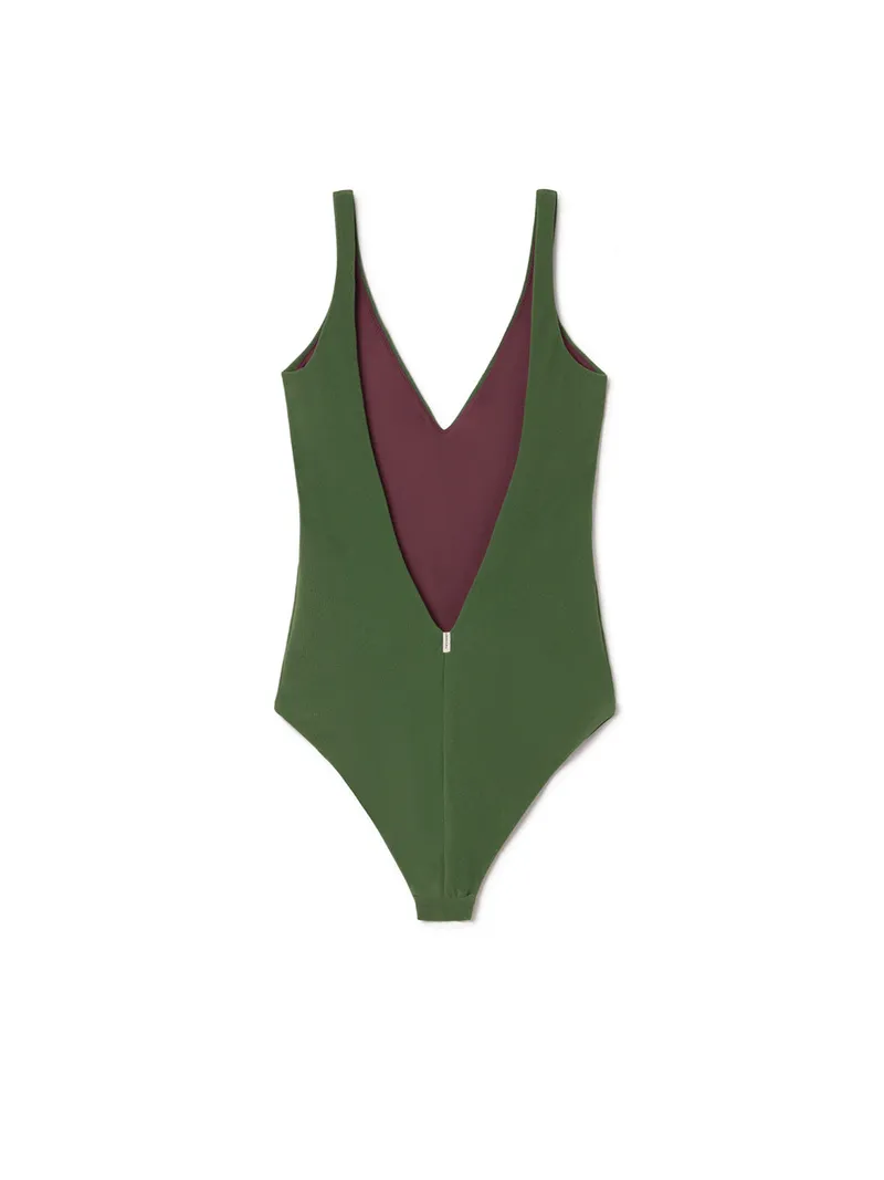 TWOTHIRDS TWOTHIRDS Damen vegan Badeanzug Leygues Grün, Grün, – Produktbild 2 von 2