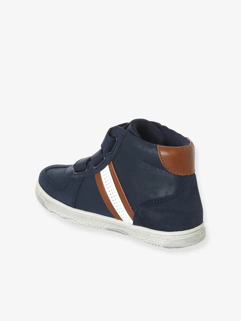 Vertbaudet Vertbaudet Jungen Klett-Sneakers mit Kontraststreifen, Marine, – Produktbild 3 von 4