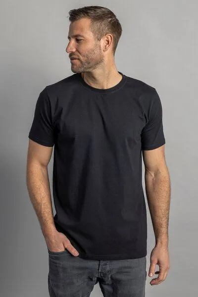 DIRTS dirts Premium Blank T-Shirt SLIM, Black, – Produktbild 4 von 4