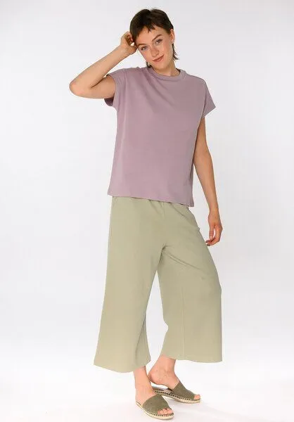 THOKKTHOKK ThokkThokk Damen Boxy T-Shirt TT75 aus Bio-Baumwolle, Dark mauve (lila), – Produktbild 4 von 6