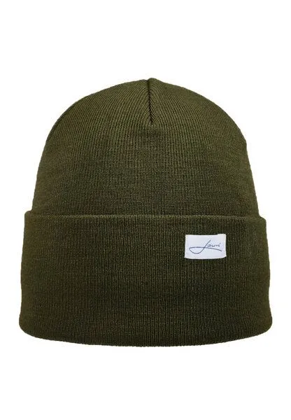 Lou-i Lou-i Mütze aus Merinowolle unisex, Olivgrün, – Produktbild 1 von 4