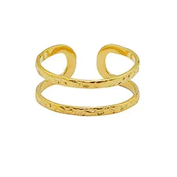 ELEKTROPULLI Größenverstellbarer Boho Double Ring ca. Ø 17 - 19mm von Elektropulli – Produktbild 1 von 1