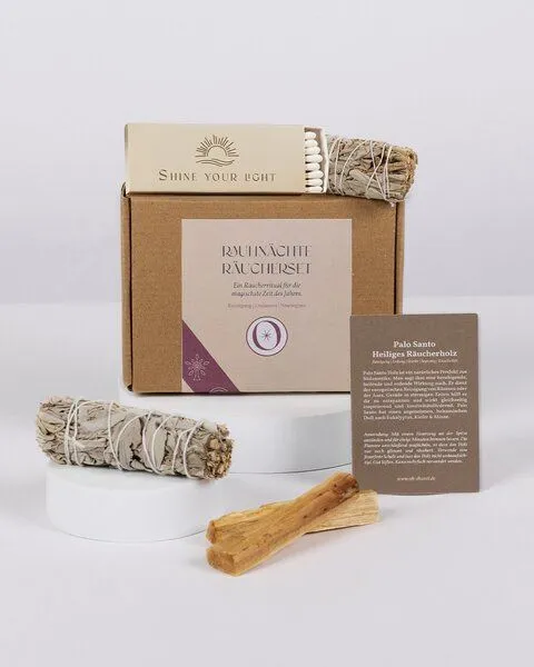 Oh Shanti Oh Shanti Räucherset Rauhnächte mit Palo Santo & Salbei – Produktbild 1 von 4