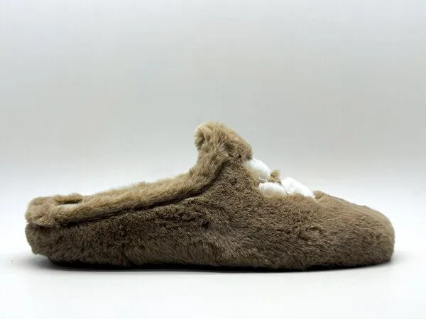 thies Rec Paw Slipper von thies ® aus recyceltem PES, Camel, – Produktbild 3 von 4