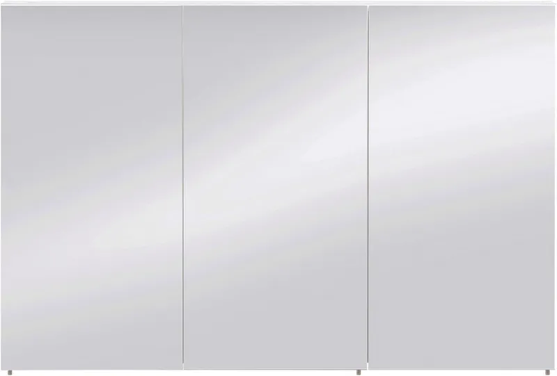 Schildmeyer Spiegelschrank Basic, Spiegelschrank, Made in Germany, B: 120 cm Solide Verarbeitung - Dieses Produkt ist in Deutschland gefertigt, Weiß, – Produktbild 1 von 5
