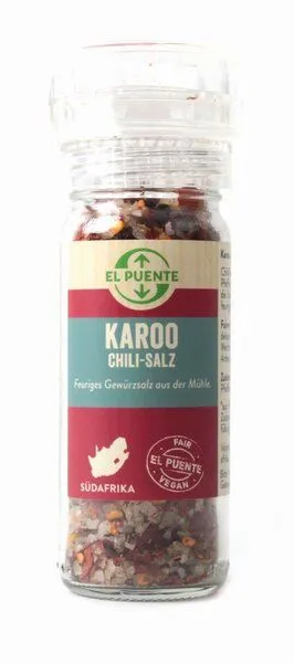El Puente El Puente Salz & Chili Gewürzsalz in der Mühle, Mehrfarbig, – Produktbild 2 von 2