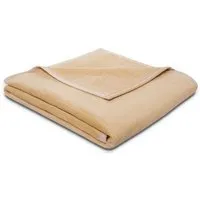 biederlack biederlack Wohn- und Kuscheldecke "Pure Cotton" tolle Farben, Beige, – Produktbild 1 von 1