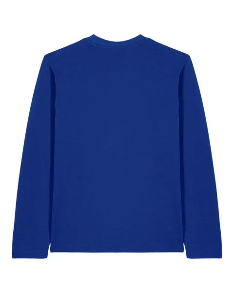 YTWOO YTWOO Basic Unisex Langarmshirt aus 100% Biobaumwolle, Blau, – Produktbild 3 von 4