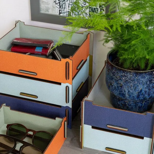 WERKHAUS WERKHAUS Aufbewahrungsbox klein Orange – Produktbild 7 von 7