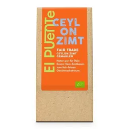 El Puente El Puente Bio-Ceylon Zimt gemahlen | Fair Trade | Bio-zertifiziert | Vegan | Glutenfrei – Produktbild 1 von 1