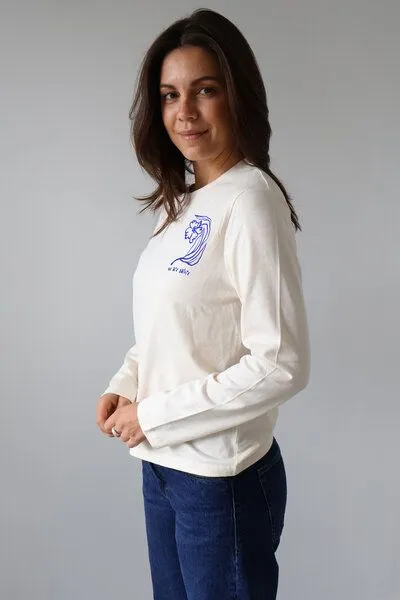 Kultgut Kultgut Softes Langarmshirt Biobaumwolle/WE ARE NATURE, Natur, – Produktbild 4 von 4