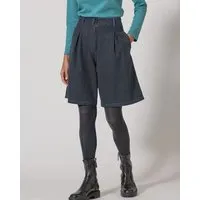 HempAge HempAge Damen Bermuda Shorts Hanf/Biobaumwolle, Navy (blau), – Produktbild 1 von 1