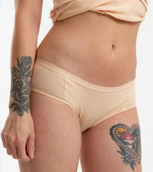 Gary Mash GARY MASH Hipster Slips 3er-Set aus TENCEL Lyocell Mix, Biscuit, – Produktbild 1 von 4